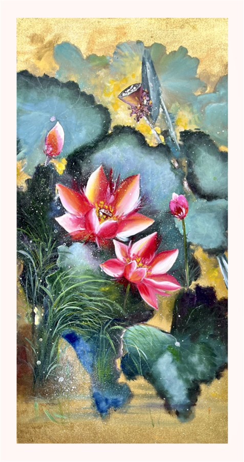 Tranh hoa mẫu 05